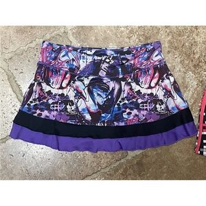 Prince Abstract Multicolor Mini Skirt